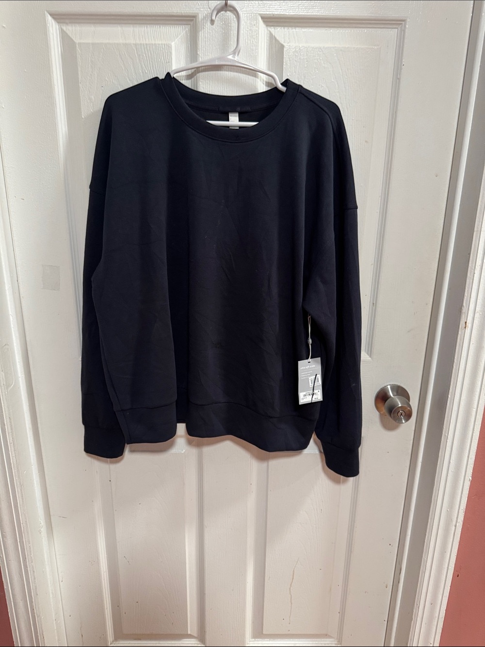 Nordstrom Ultra Soft Scuba Pullover in Black NWT